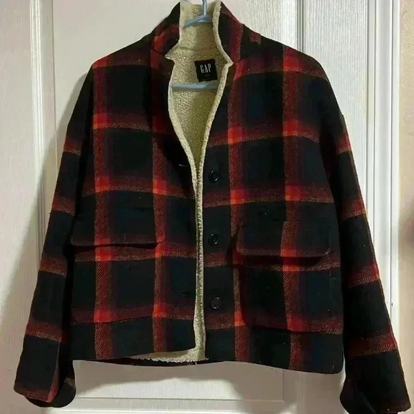 Gap Women's Burnt Orange and Black  Jacket - Picture 2 of 7